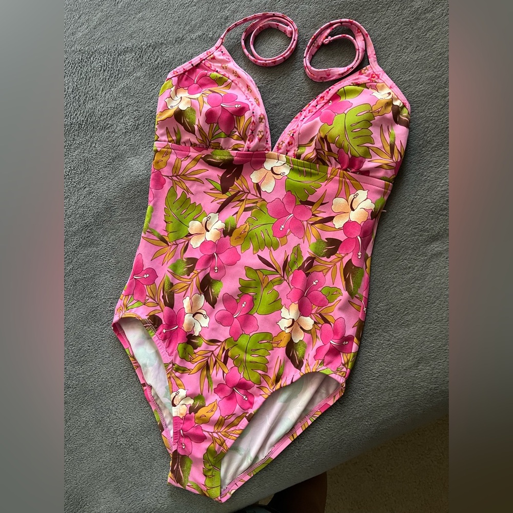 Hibiscus flower swimsuit